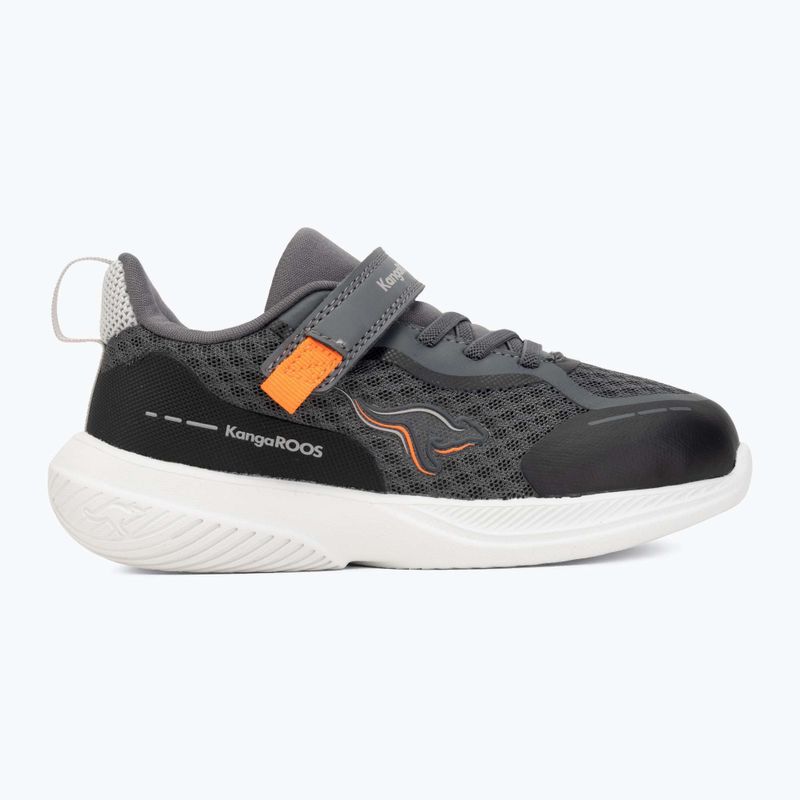 Детски обувки KangaROOS K-RDI Pebble EV steel grey/neon orange 2