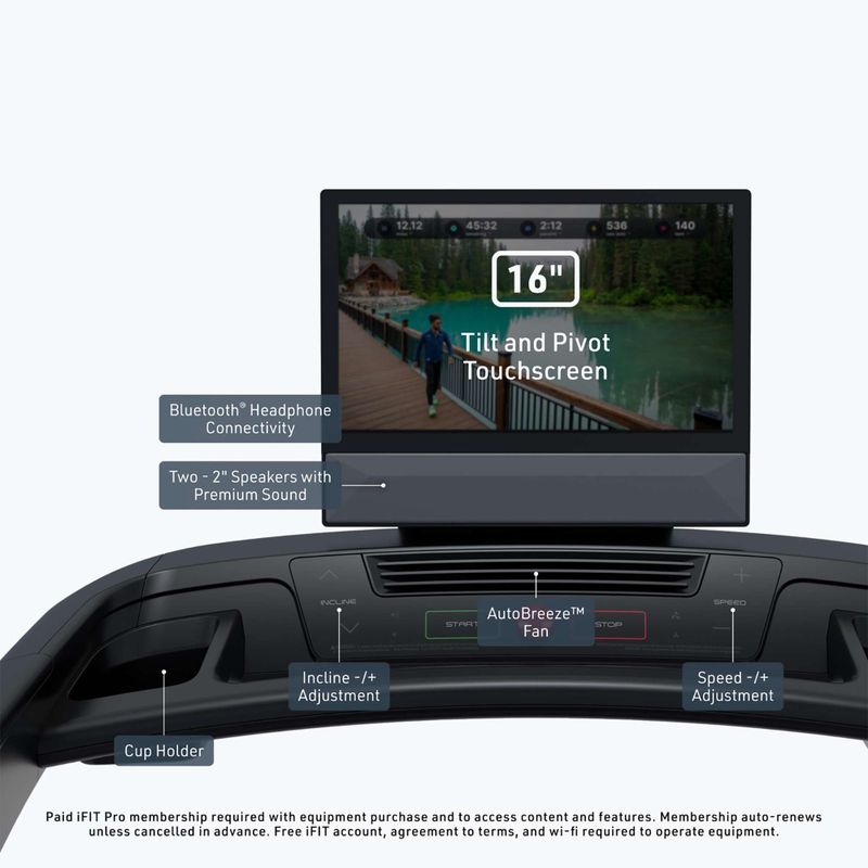 Електрическа пътека за бягане NordicTrack T16 black 11