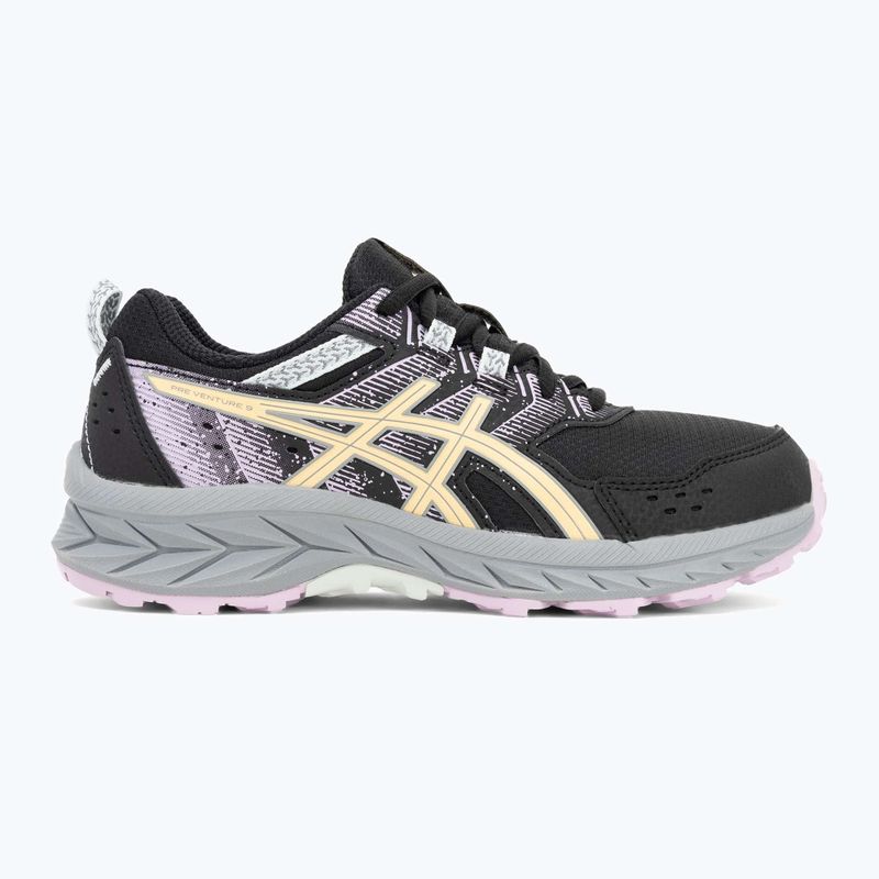 Детски обувки за бягане ASICS Gel-Venture 9 GS black/light orange 2