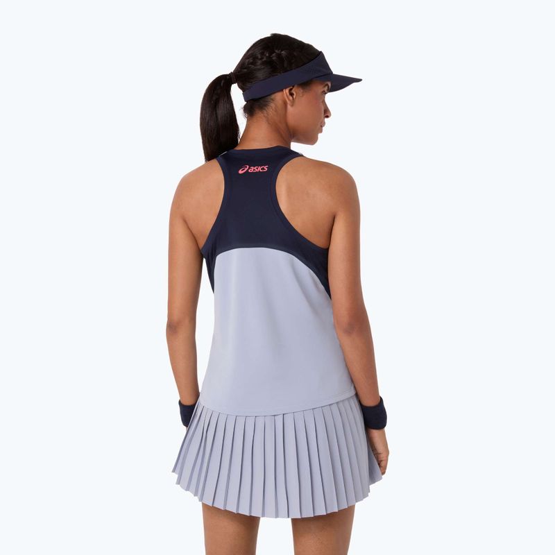 Дамска тениска за тенис ASICS Match Tank W grey/blue 3