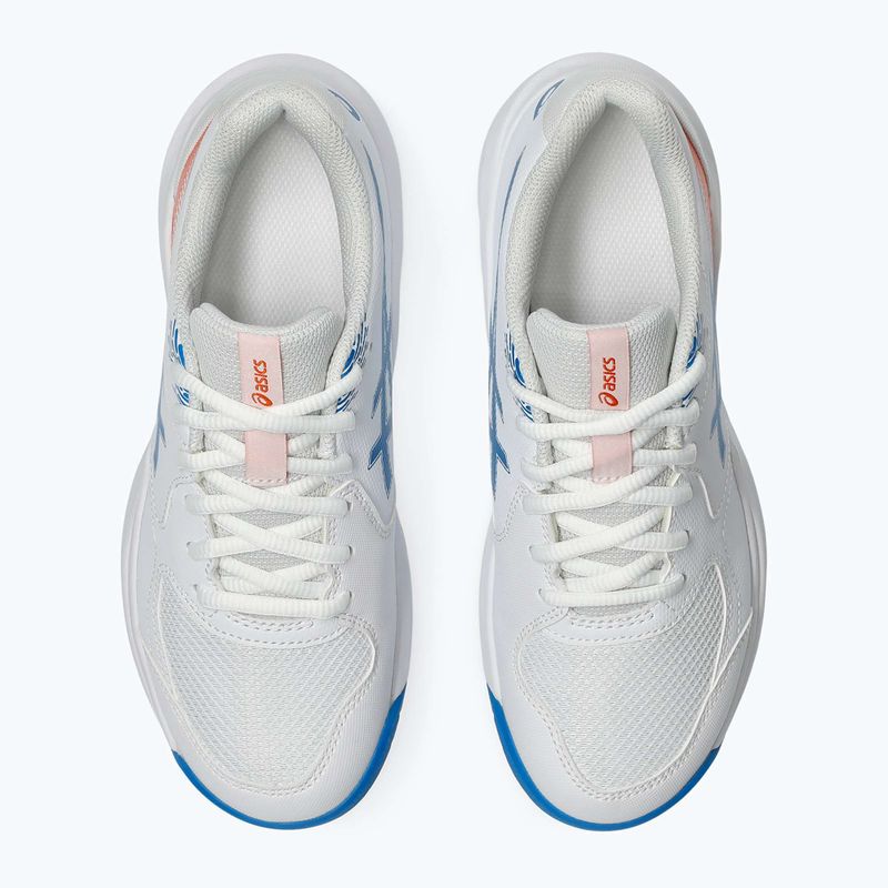 Детски обувки за тенис ASICS Gel-Dedicate 9 GS white/directoire blue 5
