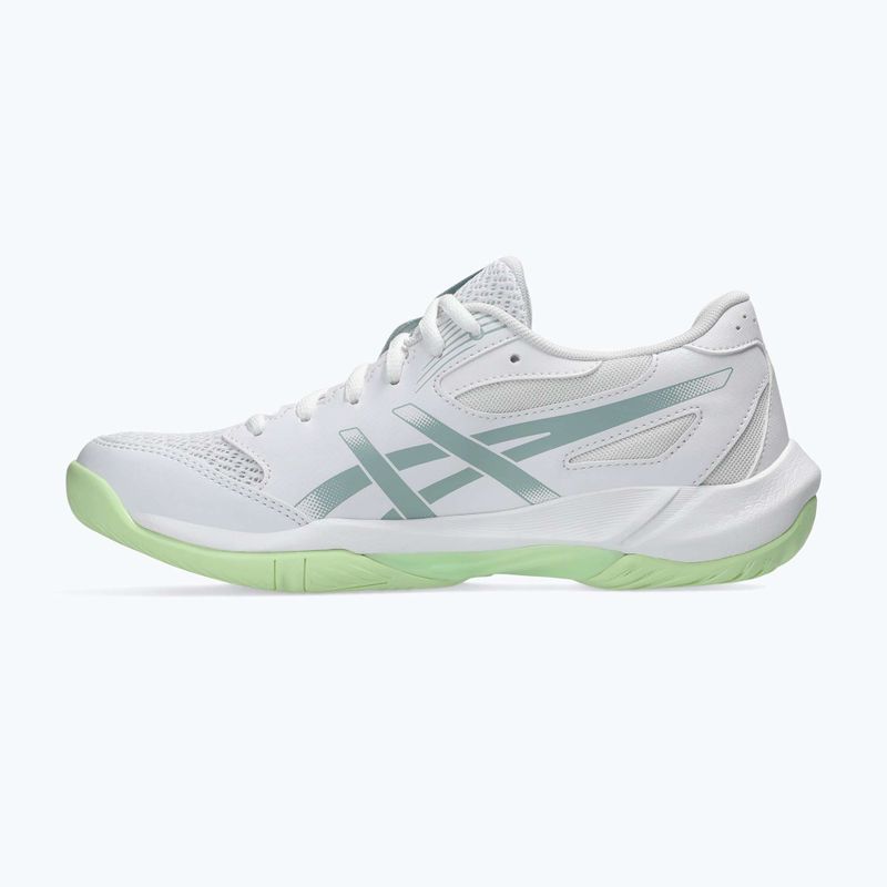 Дамски обувки за волейбол ASICS Gel-Rocket 12 white/ocean haze 10