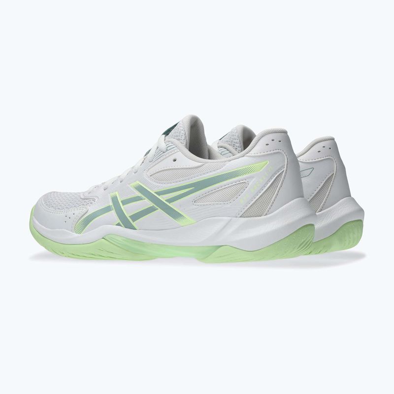 Дамски обувки за волейбол ASICS Gel-Rocket 12 white/ocean haze 11