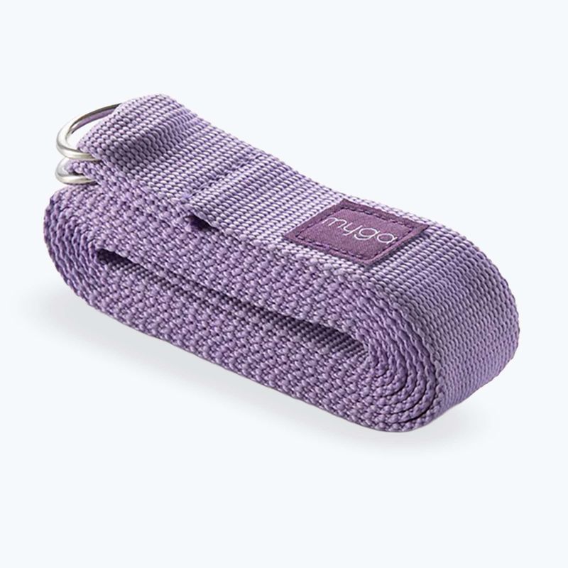 Комплект за йога Myga Chakra Yoga Set mat + block + purple strap 8