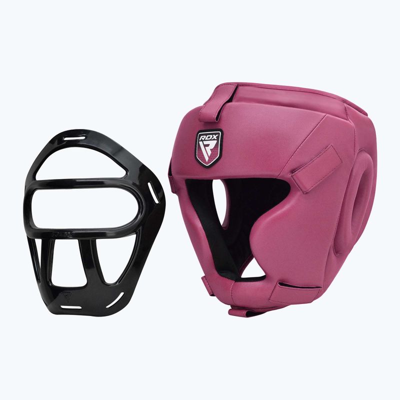 Боксов шлем RDX Guard Grill T1 pink 4