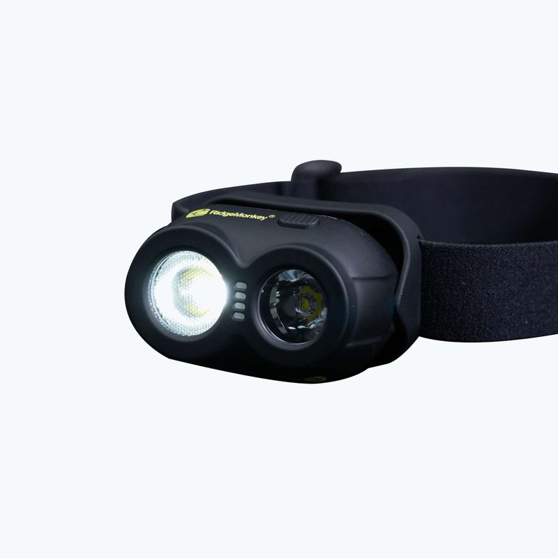 RidgeMonkey VRH150X USB акумулаторно челно фенерче черно RM HT150X челно фенерче 2