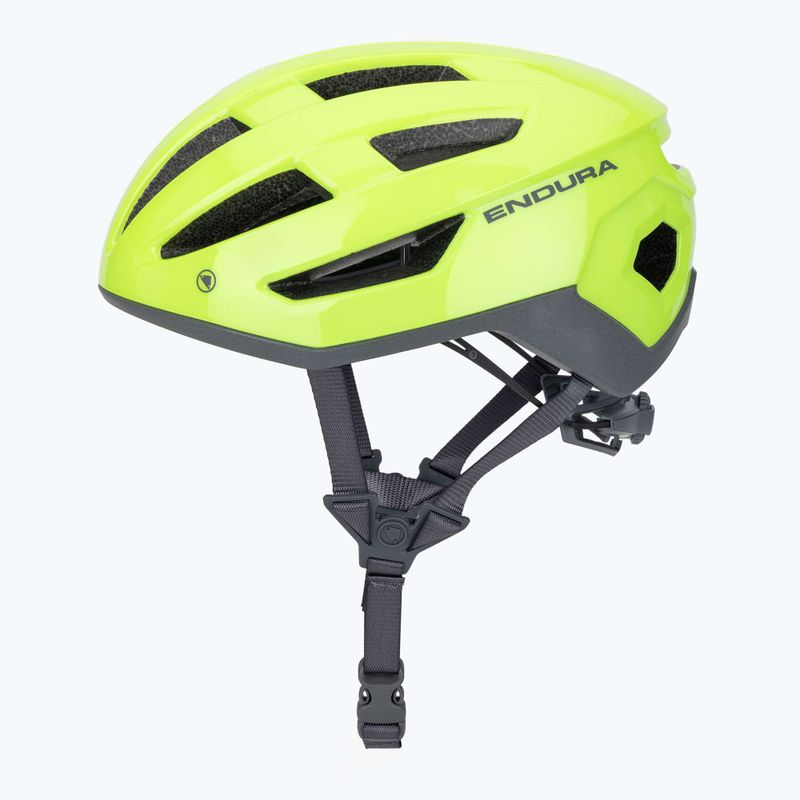 Каска за велосипед Endura Xtract hi-viz жълта 3