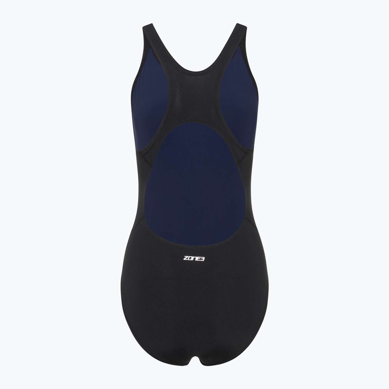 Дамски бански костюм от една част ZONE3 OWS Renew Classic black 2