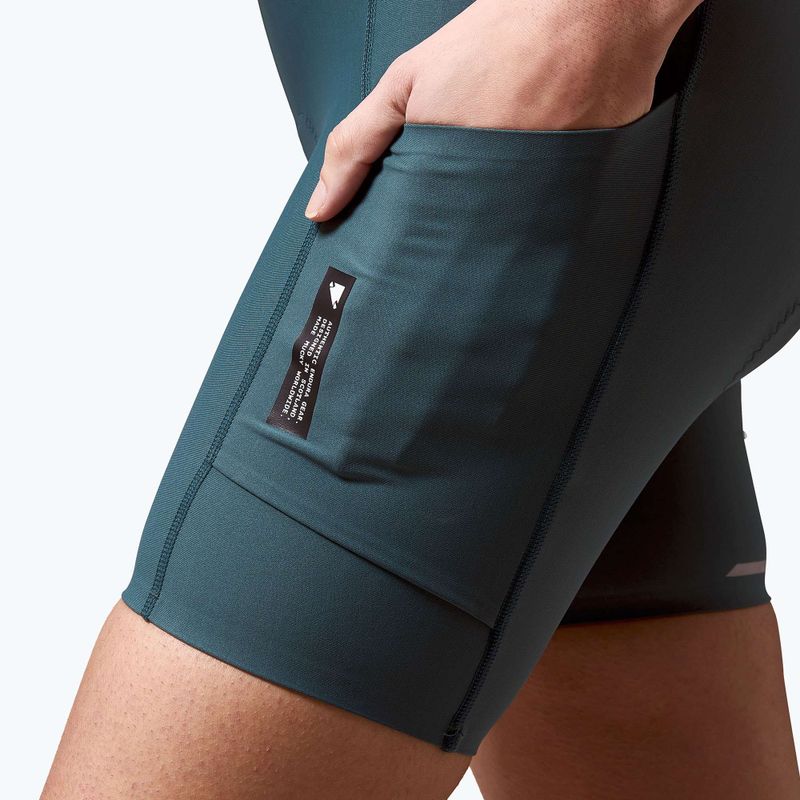 Дамски шорти за колоездене Endura Loop Bibshort teal 6