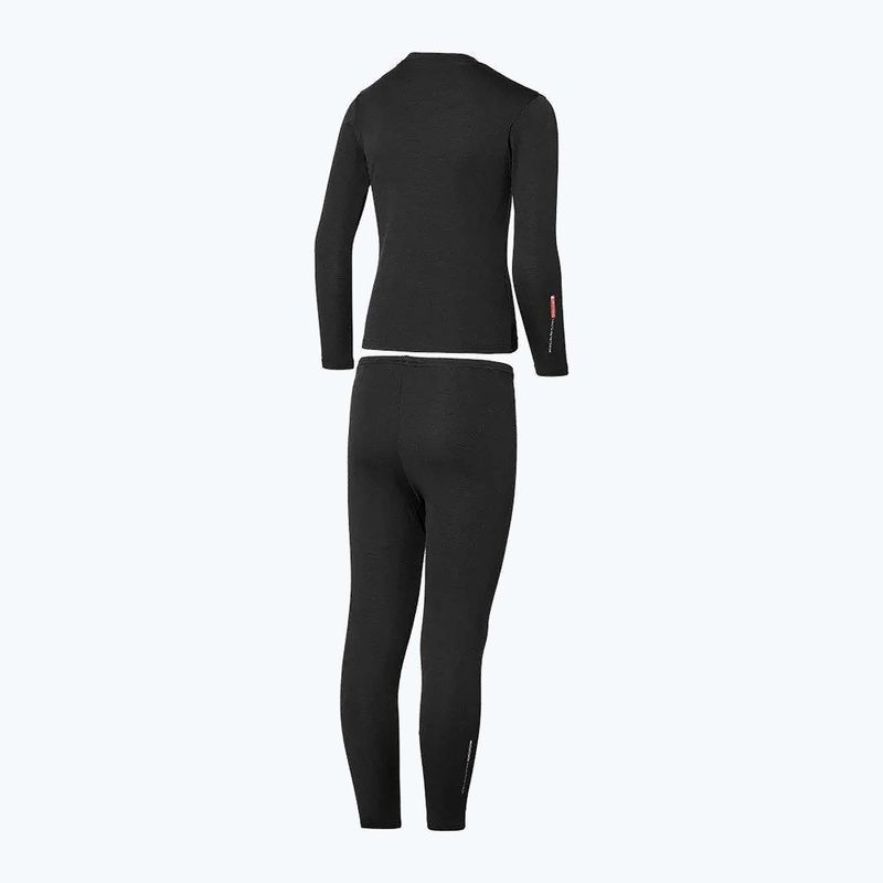 Детски комплект термобельо Mizuno Mid Top&Bottom black 2
