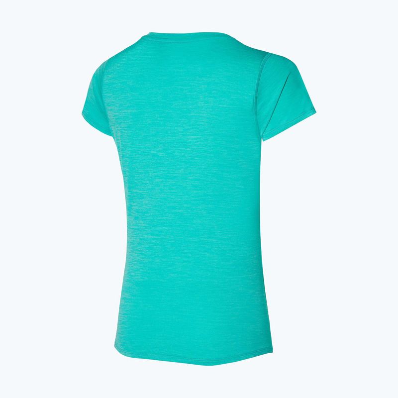 Дамска тениска за бягане Mizuno Impulse Core RB Tee blue turquoise 2