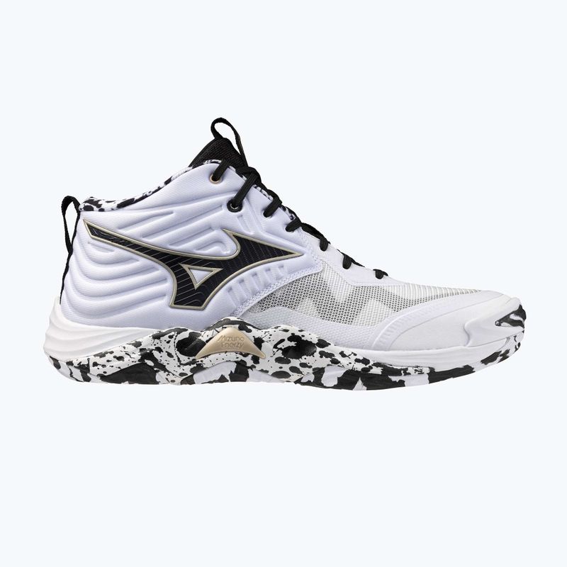 Обувки за волейбол Mizuno Wave Momentum Elite Mid white/black/ge gold 8