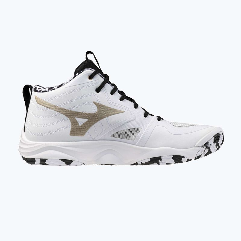 Обувки за волейбол Mizuno Wave Momentum Elite Mid white/black/ge gold 9