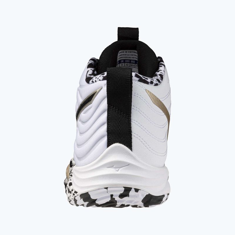 Обувки за волейбол Mizuno Wave Momentum Elite Mid white/black/ge gold 10