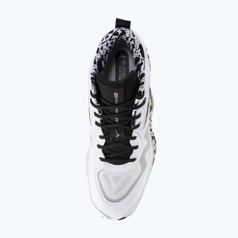 Обувки за волейбол Mizuno Wave Momentum Elite Mid white/black/ge gold 12
