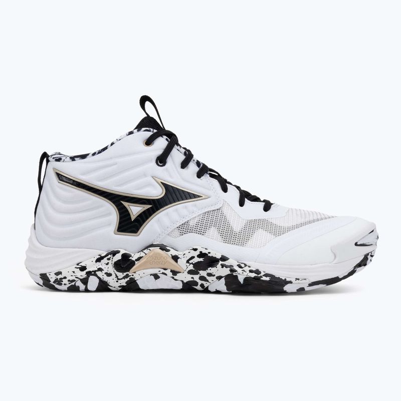 Обувки за волейбол Mizuno Wave Momentum Elite Mid white/black/ge gold 2