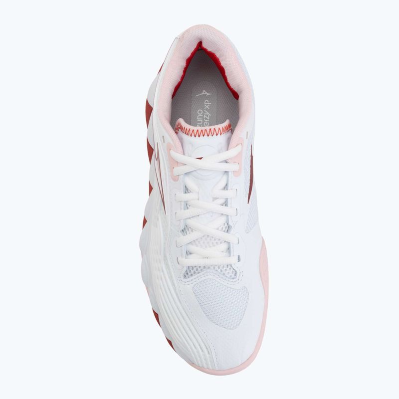Дамски тенис обувки Mizuno Wave Enforce Tour 2 CC white/pinkesque/barbados/cherr 5