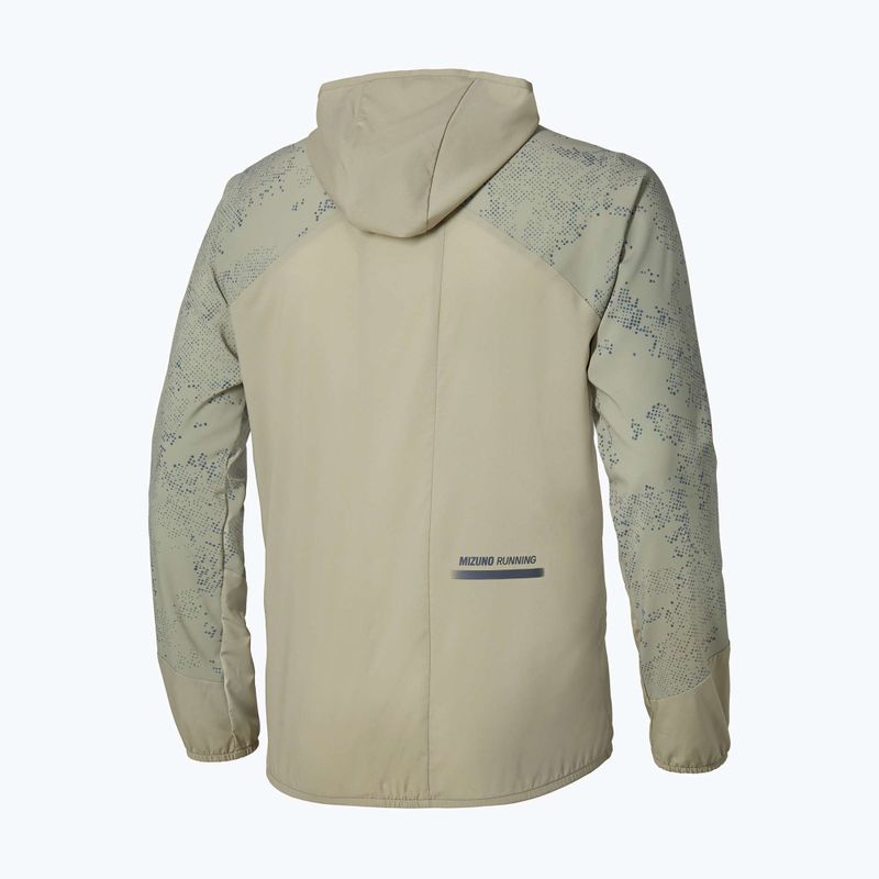 Мъжко яке за бягане Mizuno Active Alpha Hooded elm 2