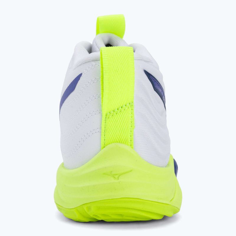 Обувки за волейбол Mizuno Wave Momentum Elite Mid white/lightning yellow/dazzling blue 6