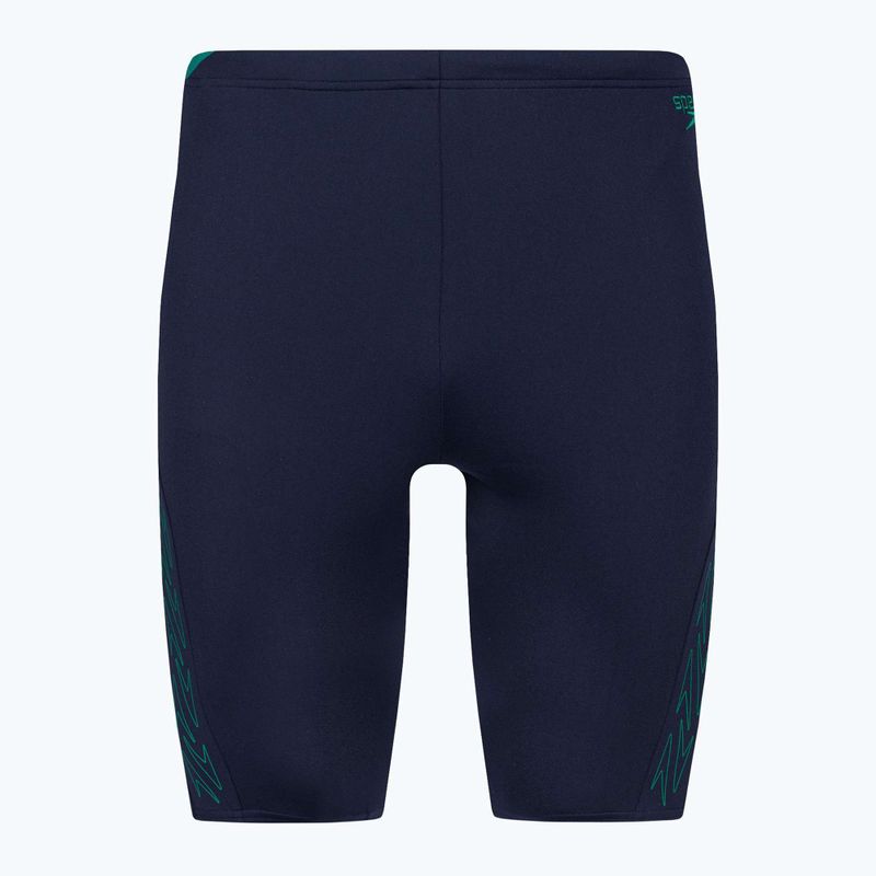 Мъжки бански Speedo Hyper Boom Splice, тъмнозелен/синьо 6