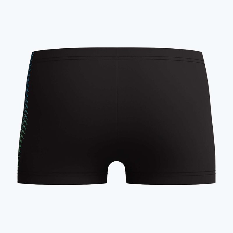 Детски боксерки за плуване Speedo Plastisol Placement Aquashort black/alfalfa green 2
