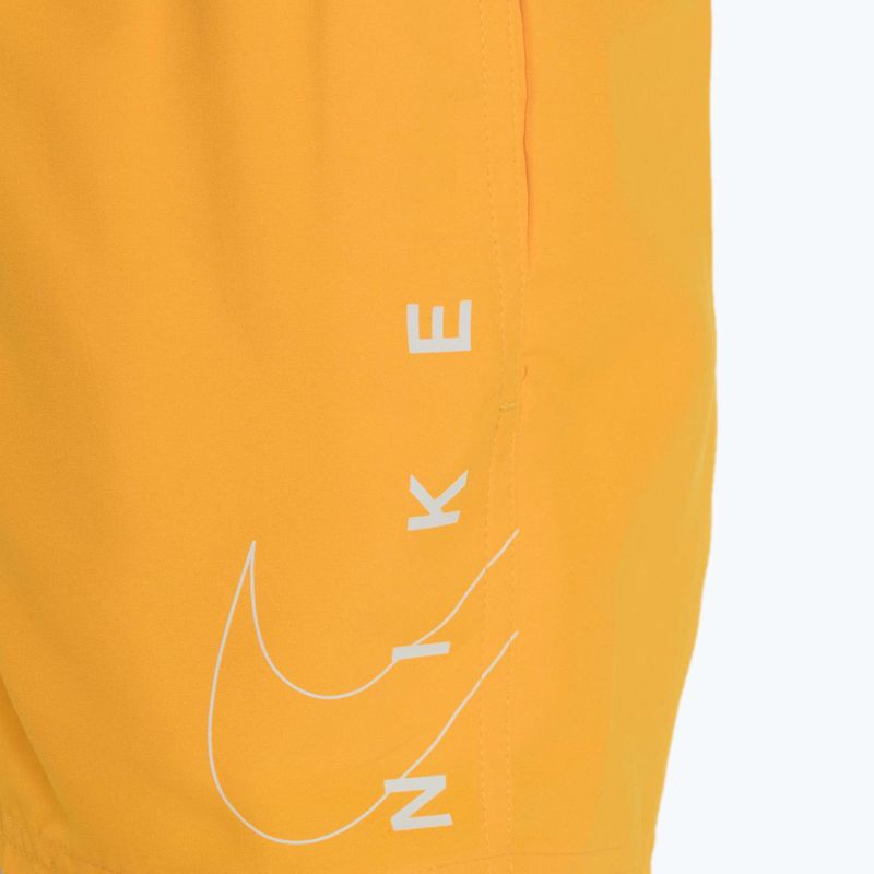 Детски къси панталони за плуване Nike Split Logo 4" Volley laser orange 3