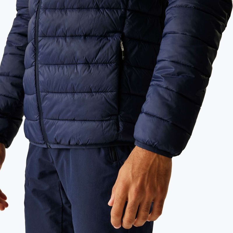 Мъжко яке REGATTA Hooded Marizion black navy/olympian blue 5