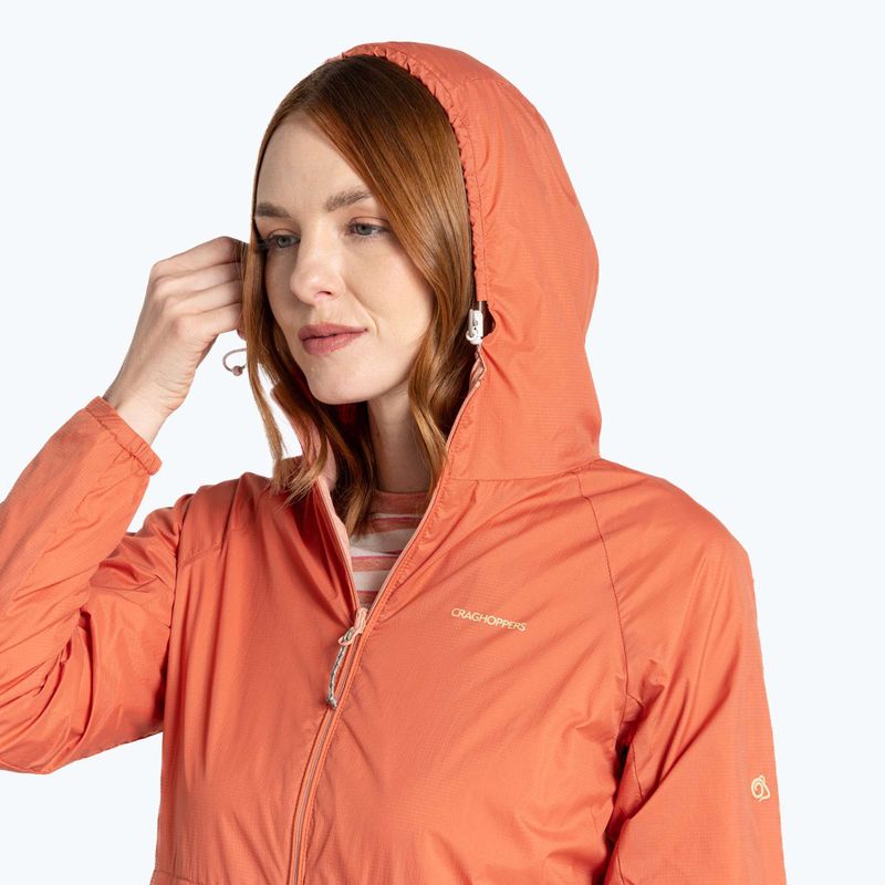 Дамско яке за вятър Craghoppers NosiLife Rosa Reversible червен пясъчник / глина 5