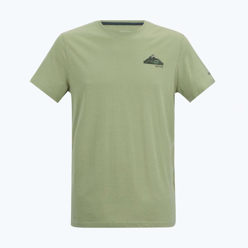 Мъжка тениска за трекинг REGATTA Breezed light sage 5
