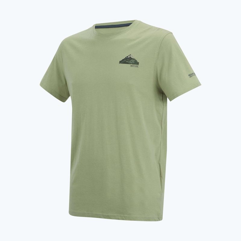 Мъжка тениска за трекинг REGATTA Breezed light sage 7