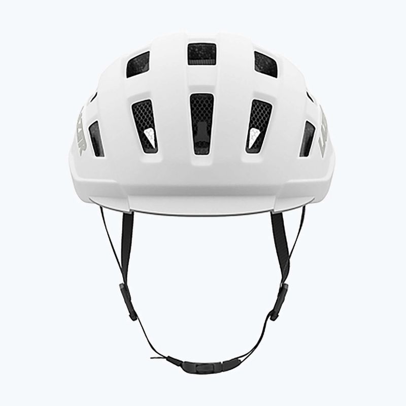 Lazer Codax KinetiCore + мрежа матирана изцяло бяла велосипедна каска 3