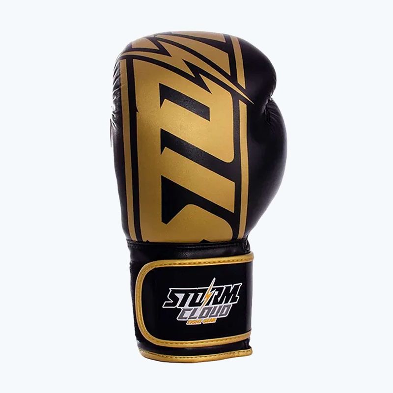 Боксови ръкавици StormCloud Bolt 2.0 black/gold 3