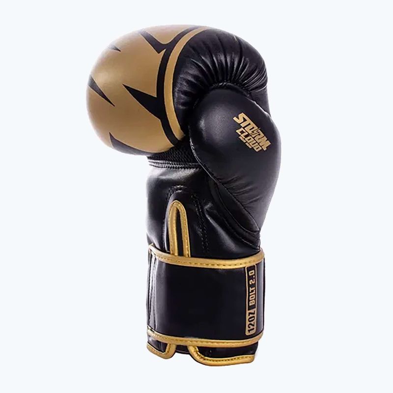 Боксови ръкавици StormCloud Bolt 2.0 black/gold 5