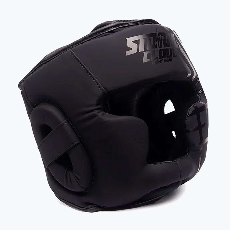 Боксьорска каска StormCloud Lynx black/black 5