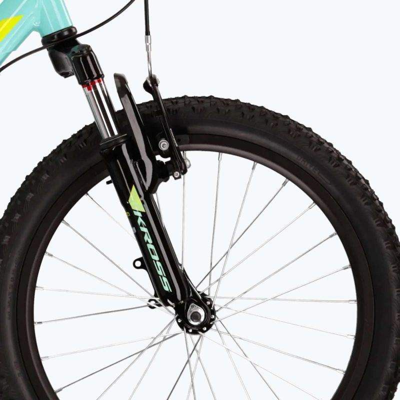 Детски велосипед KROSS Lea Mini 2.0 aquamarine/lime green/glossy 6