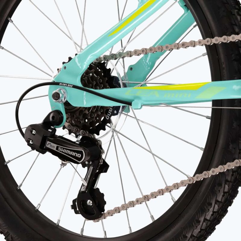 Детски велосипед KROSS Lea Mini 2.0 aquamarine/lime green/glossy 7