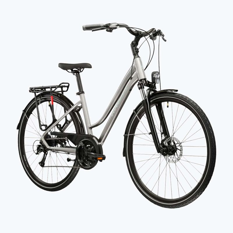 Дамски трекинг велосипед KROSS Trans 3.0 silver/grey/gloss 2