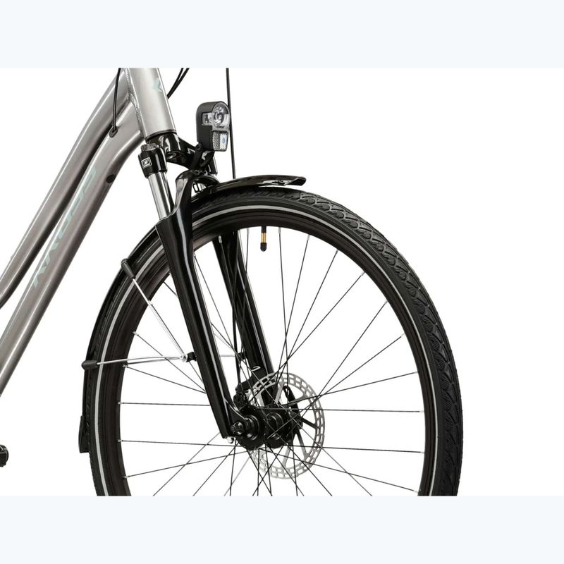 Дамски трекинг велосипед KROSS Trans 3.0 silver/grey/gloss 5