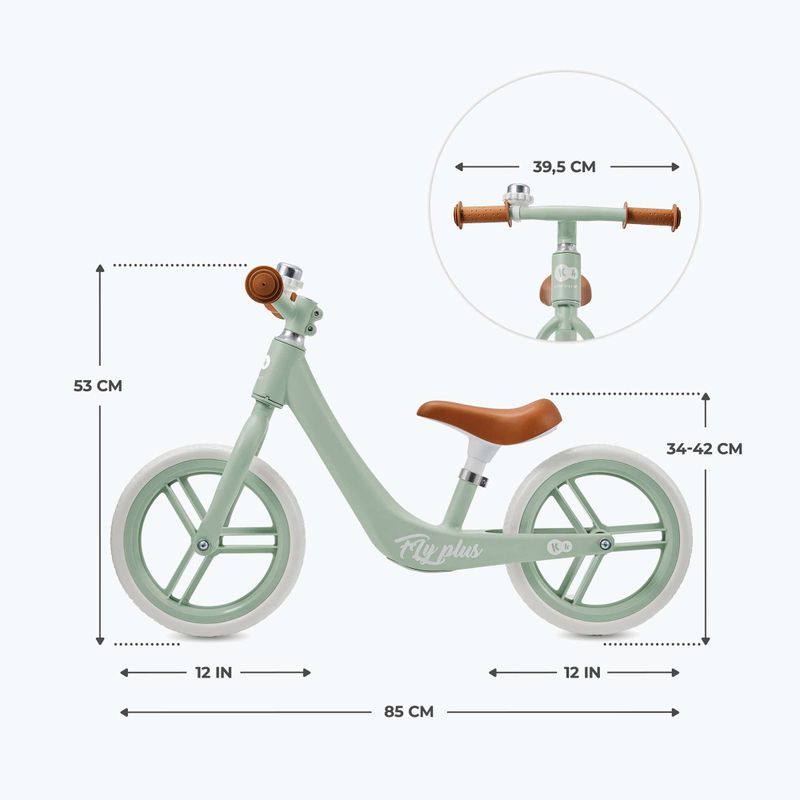 Детски велосипед за крос-кънтри Kinderkraft Fly Plus fresh mint 7