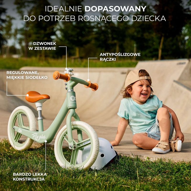 Детски велосипед за крос-кънтри Kinderkraft Fly Plus fresh mint 15