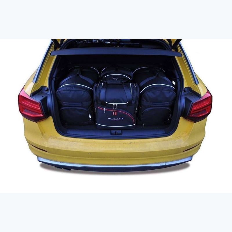 KJUST Комплект чанти за багажника на Audi Q2 2016+ 4 бр. черни 16