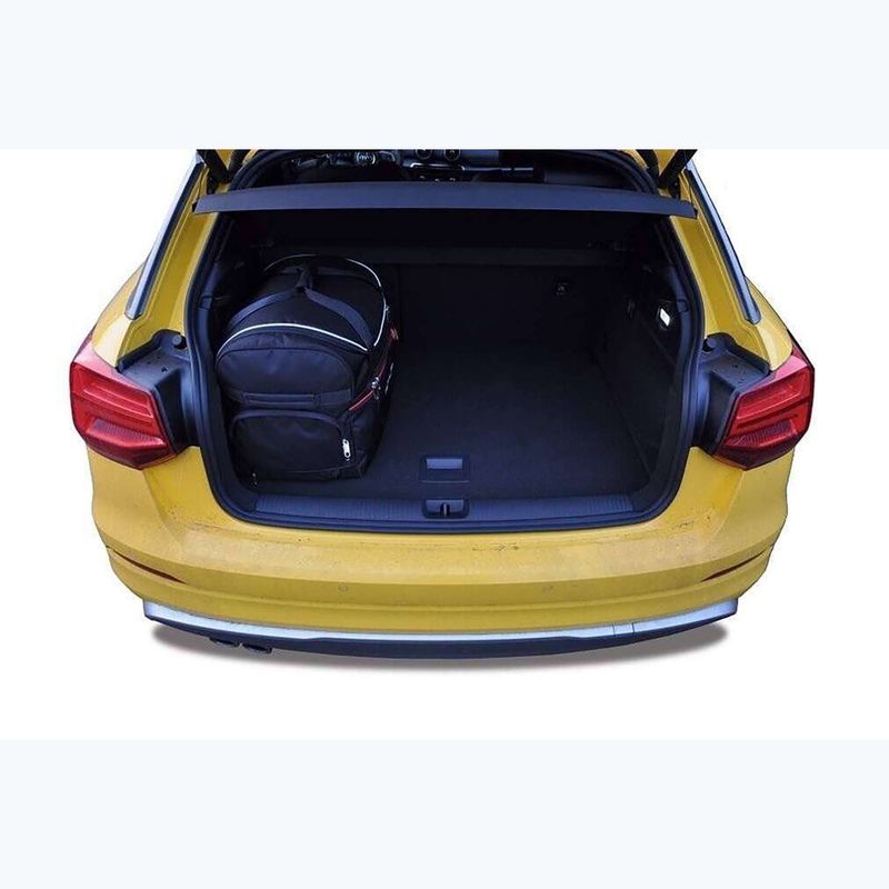 KJUST Комплект чанти за багажника на Audi Q2 2016+ 4 бр. черни 19