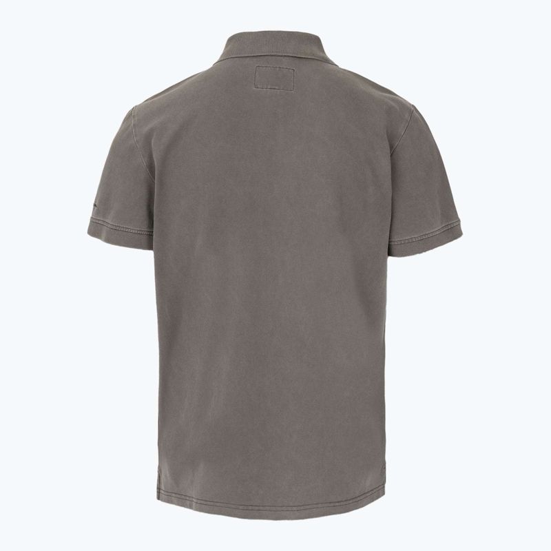 Мъжка поличка Pitbull Washed Polo Shirt тъмнокафява 2