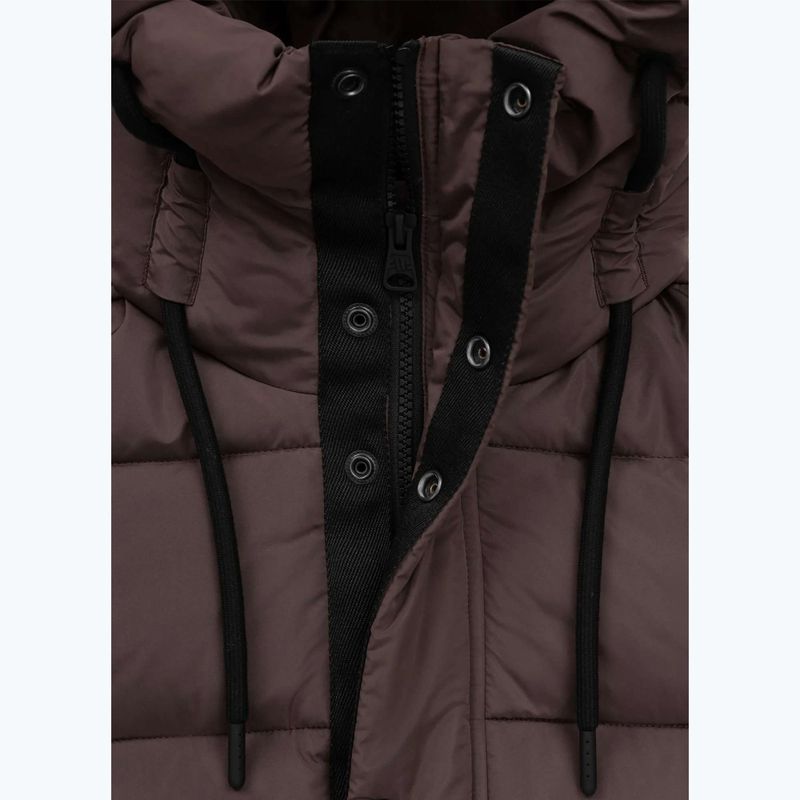 Дамско зимно яке Pitbull Amalia Padded Hooded dark chocolate 7