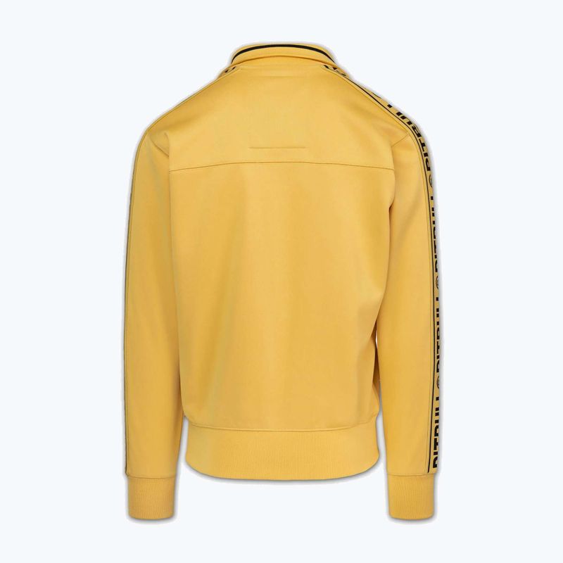 Мъжки суитшърт Pitbull Trackjacket Tape Logo Terry Group pale yellow 7