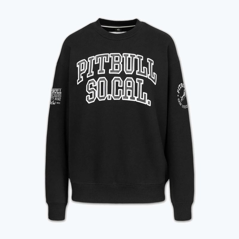 Дамски суитшърт Pitbull Crewneck Fiora black/black 5