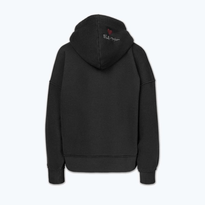 Дамски суитшърт Pitbull Thick & Thin Hooded dark graphite 5