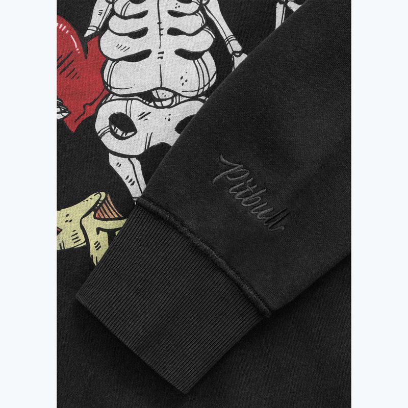 Дамски суитшърт Pitbull Thick & Thin Hooded dark graphite 9