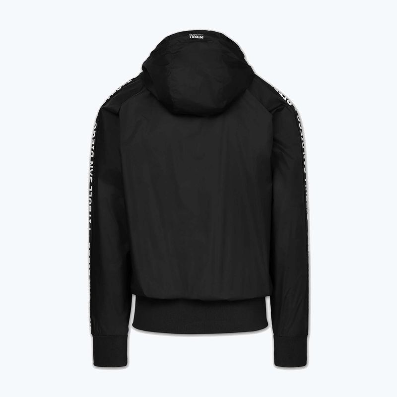 Мъжко яке Pitbull Athletic Tape Nylon Hooded black 4
