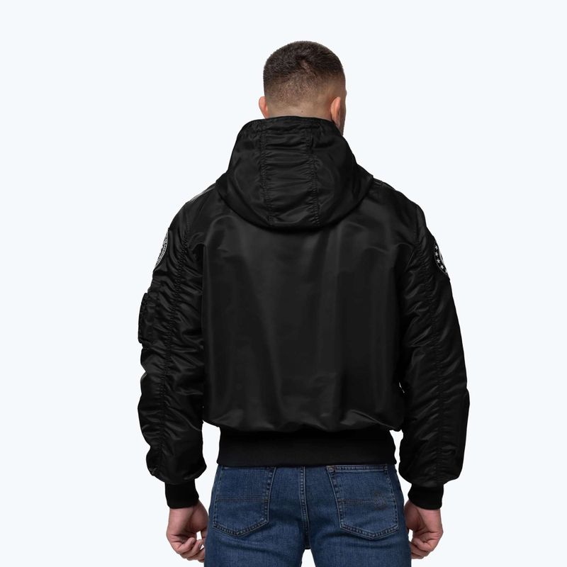 Мъжко яке Pitbull Aero Flight Hooded black 3